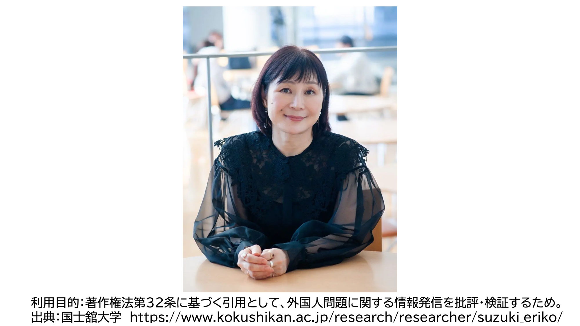 鈴木江理子教授